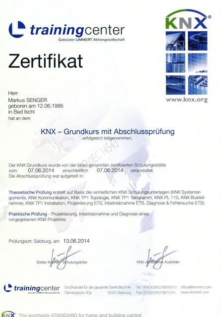 KNX_Zertifizierung_Gsenger